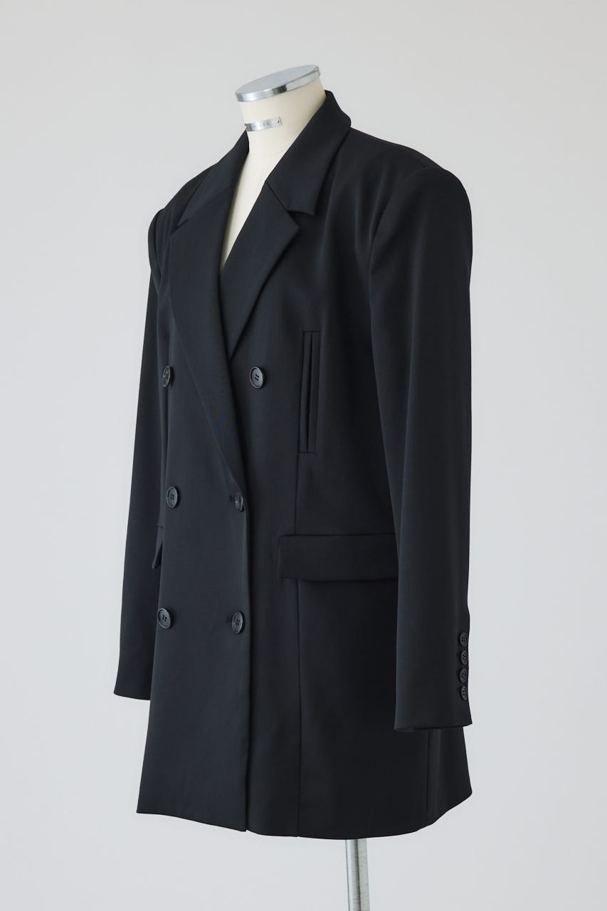 【26FW PRE ORDER】Straight shoulder jacket BLK 36