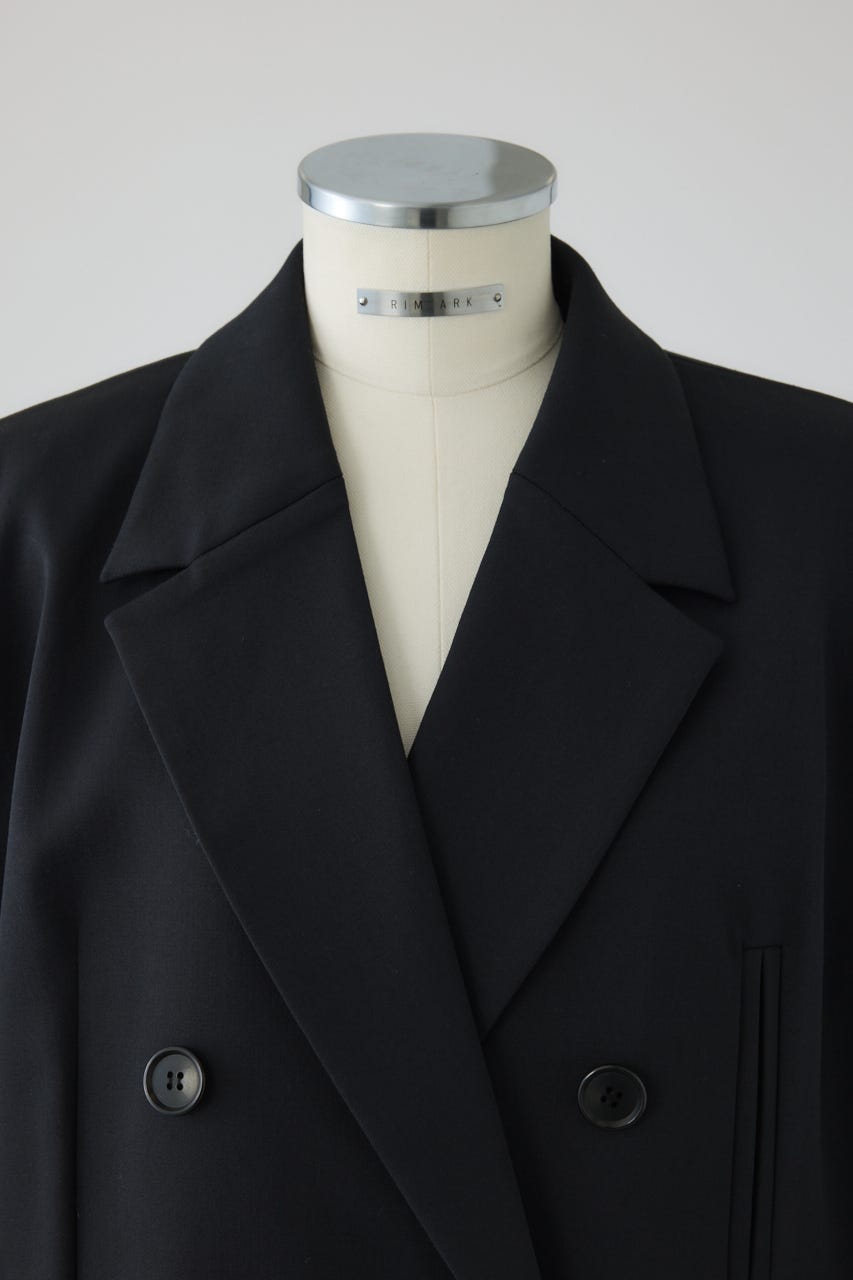 【26FW PRE ORDER】Straight shoulder jacket BLK 36