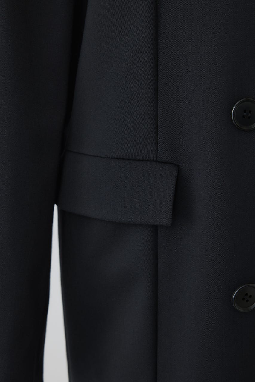 【26FW PRE ORDER】Straight shoulder jacket BLK 36