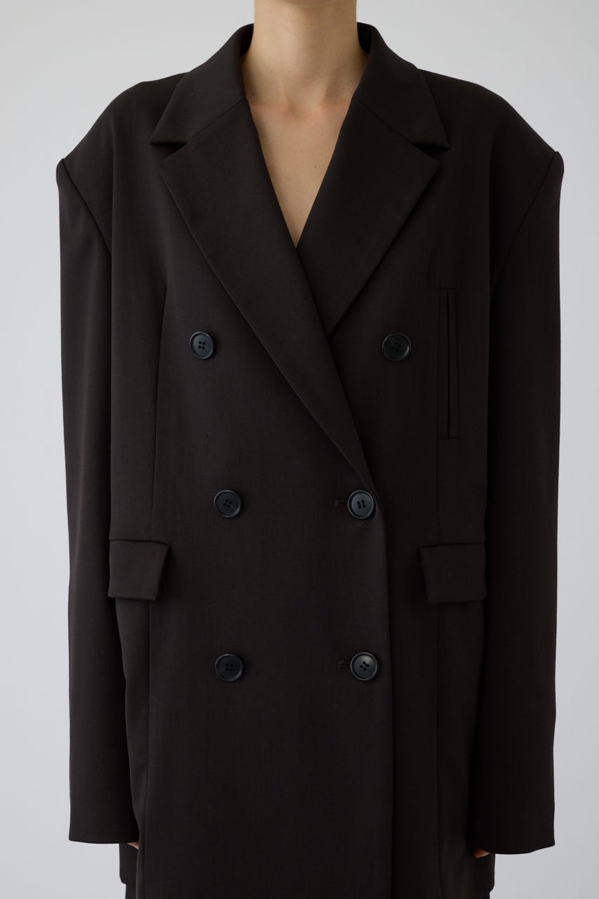 9/2- order start Straight shoulder jacket D/BRN 36