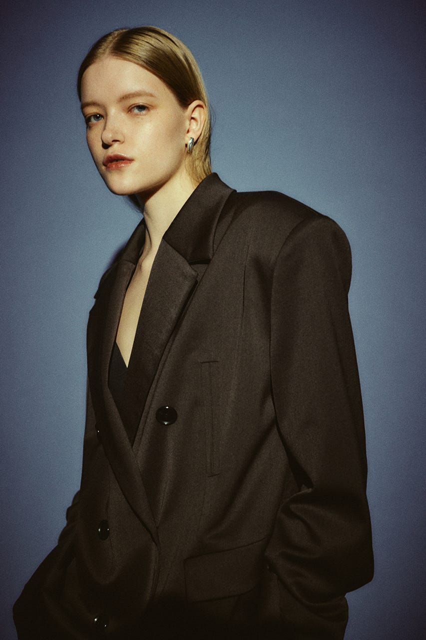 【26FW PRE ORDER】Straight shoulder jacket D/BRN 36