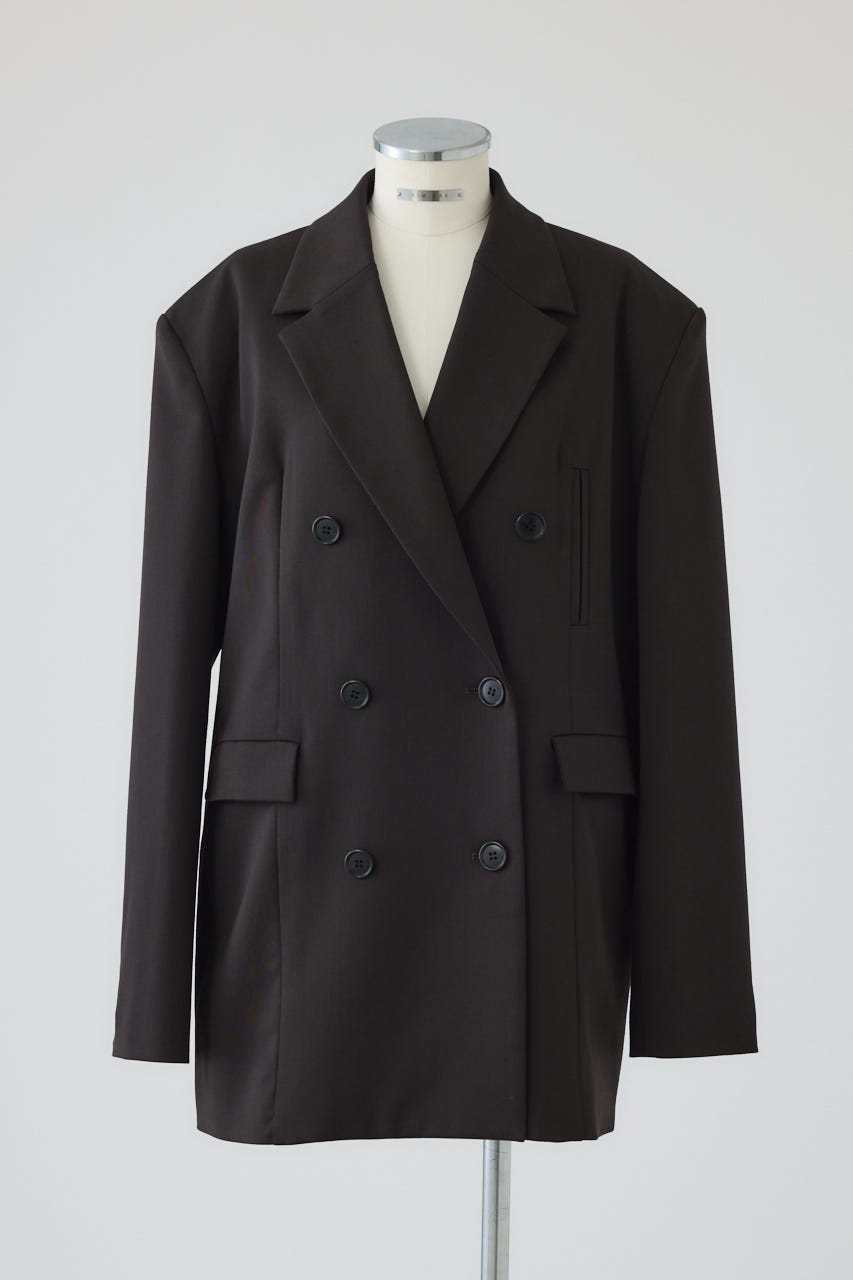 【26FW PRE ORDER】Straight shoulder jacket D/BRN 36
