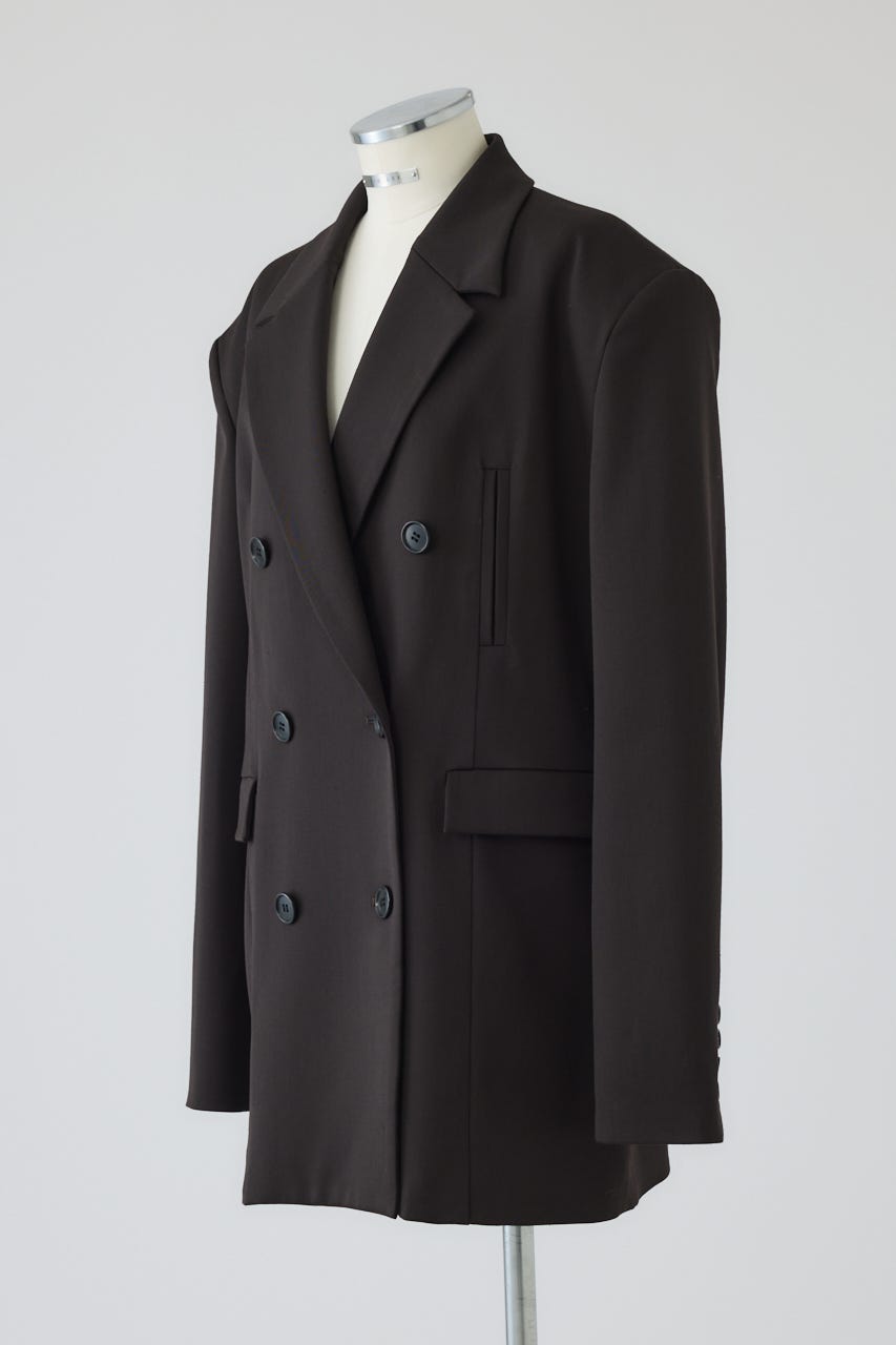 【26FW PRE ORDER】Straight shoulder jacket D/BRN 36