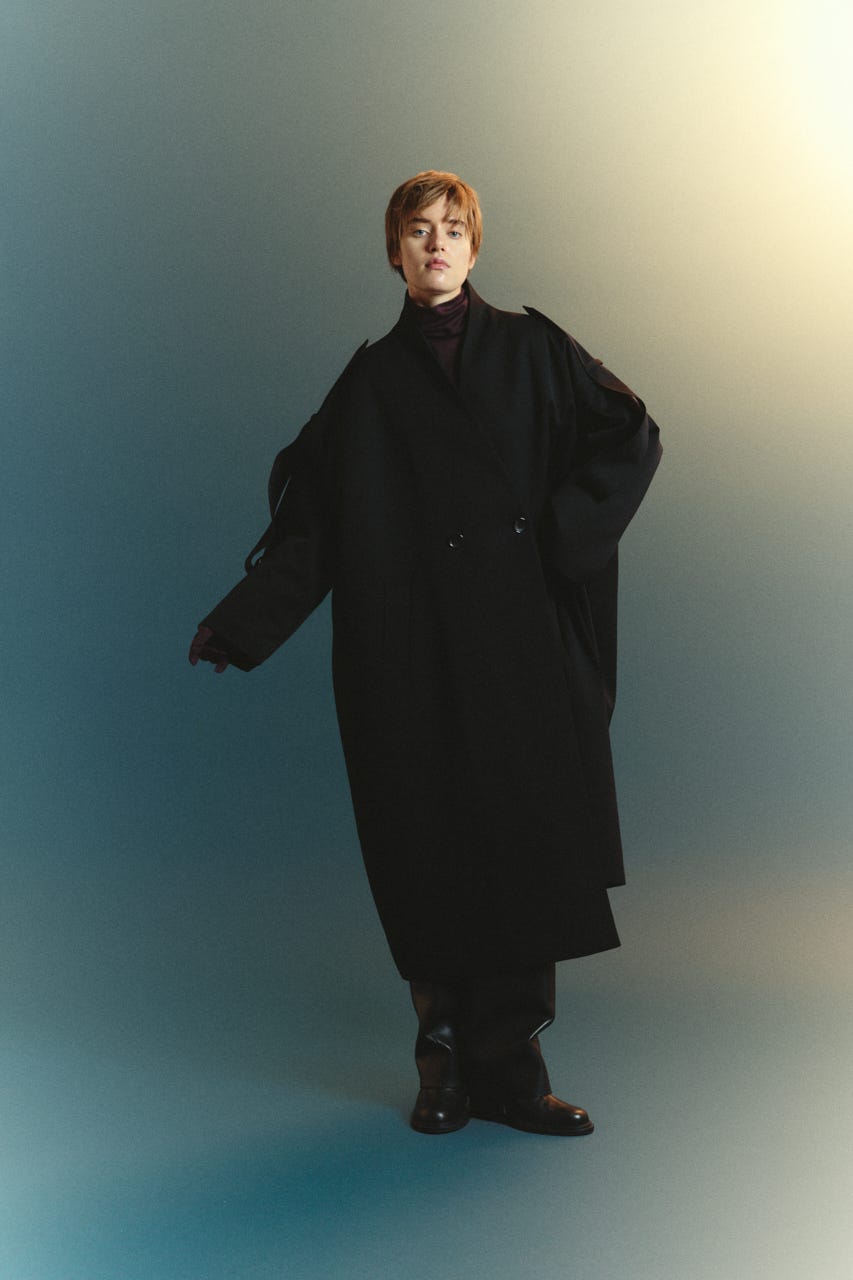 【TRANQUILITY】TQ gender-neutral coat BLK 38