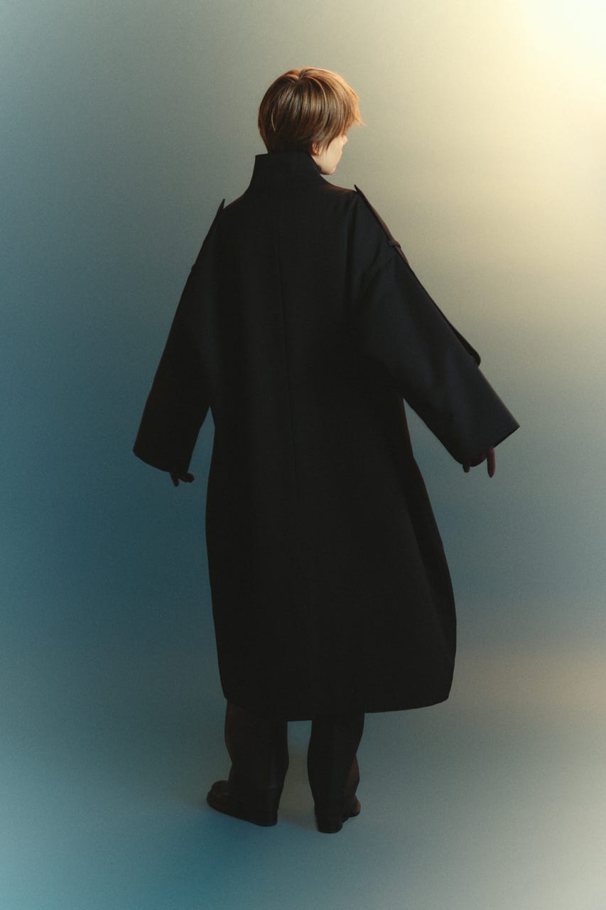 【TRANQUILITY】TQ gender-neutral coat BLK 38