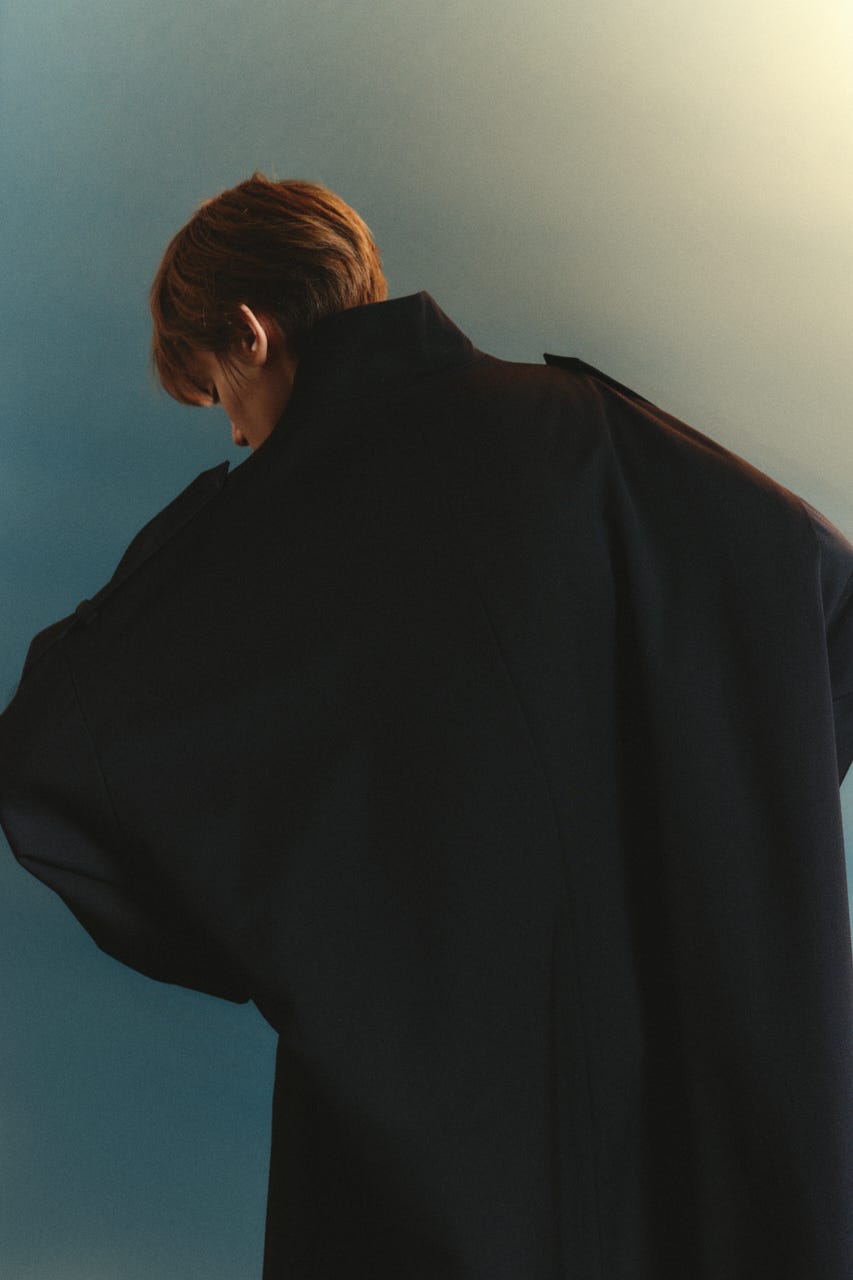 【TRANQUILITY】TQ gender-neutral coat BLK 38