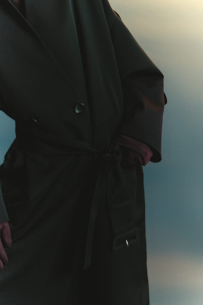 【TRANQUILITY】TQ gender-neutral coat BLK 38