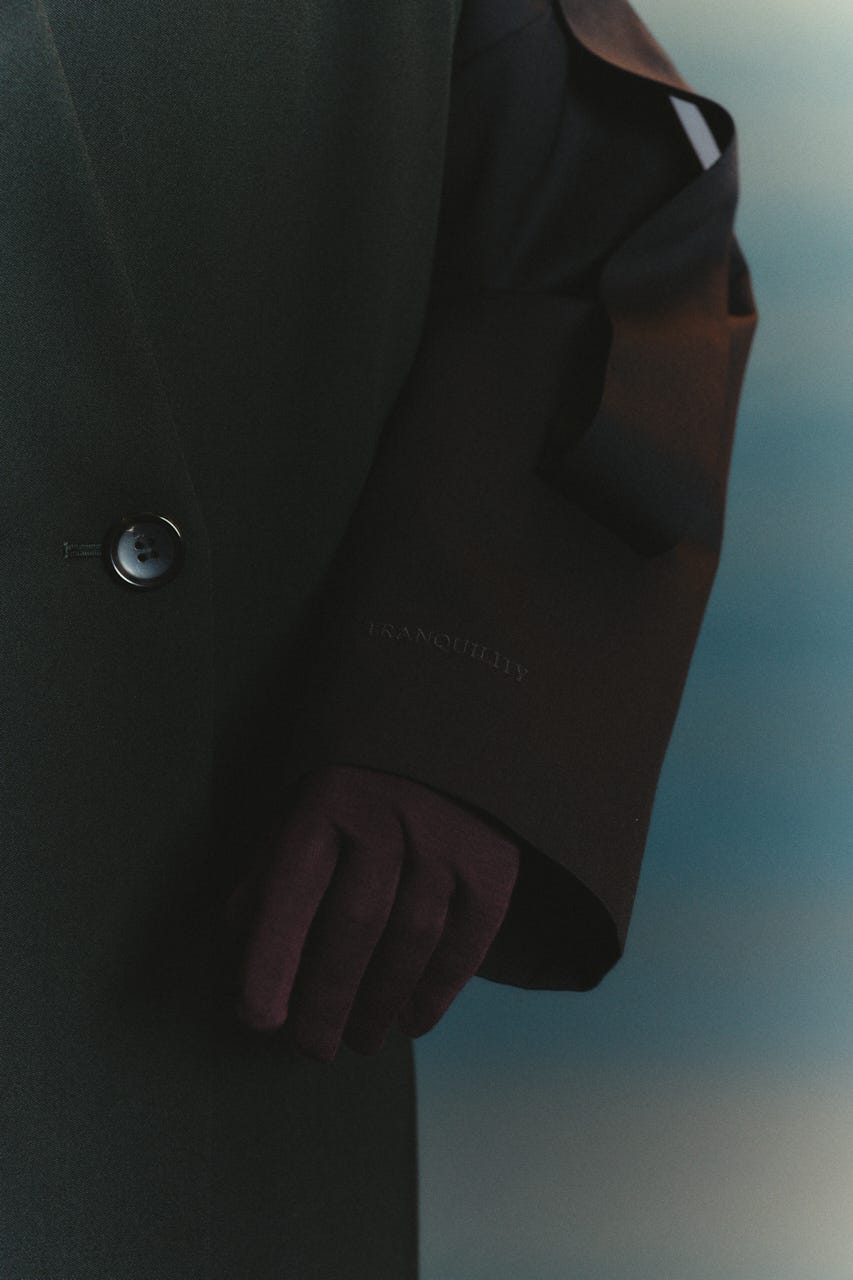 【TRANQUILITY】TQ gender-neutral coat BLK 38
