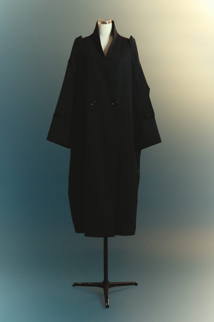 【TRANQUILITY】TQ gender-neutral coat BLK 38