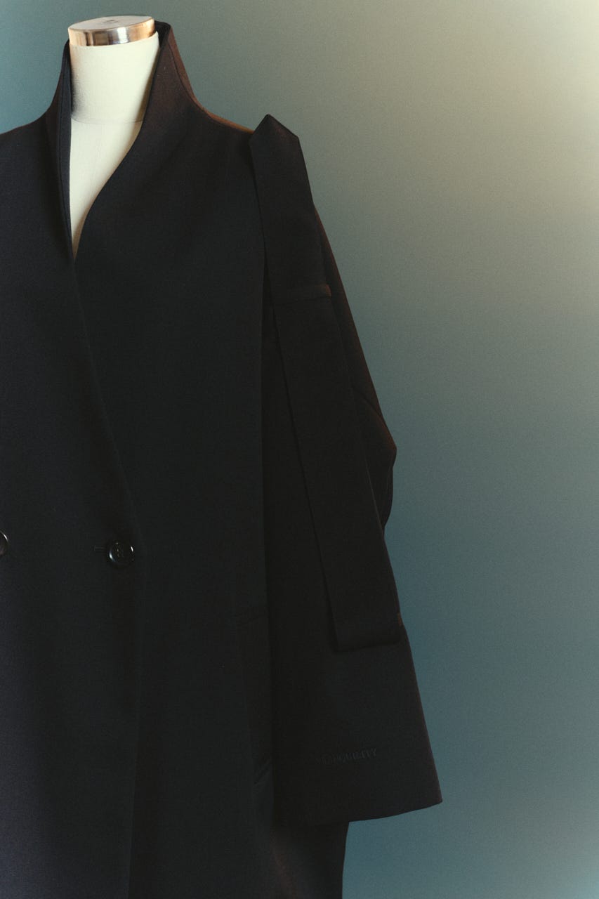 【TRANQUILITY】TQ gender-neutral coat BLK 38