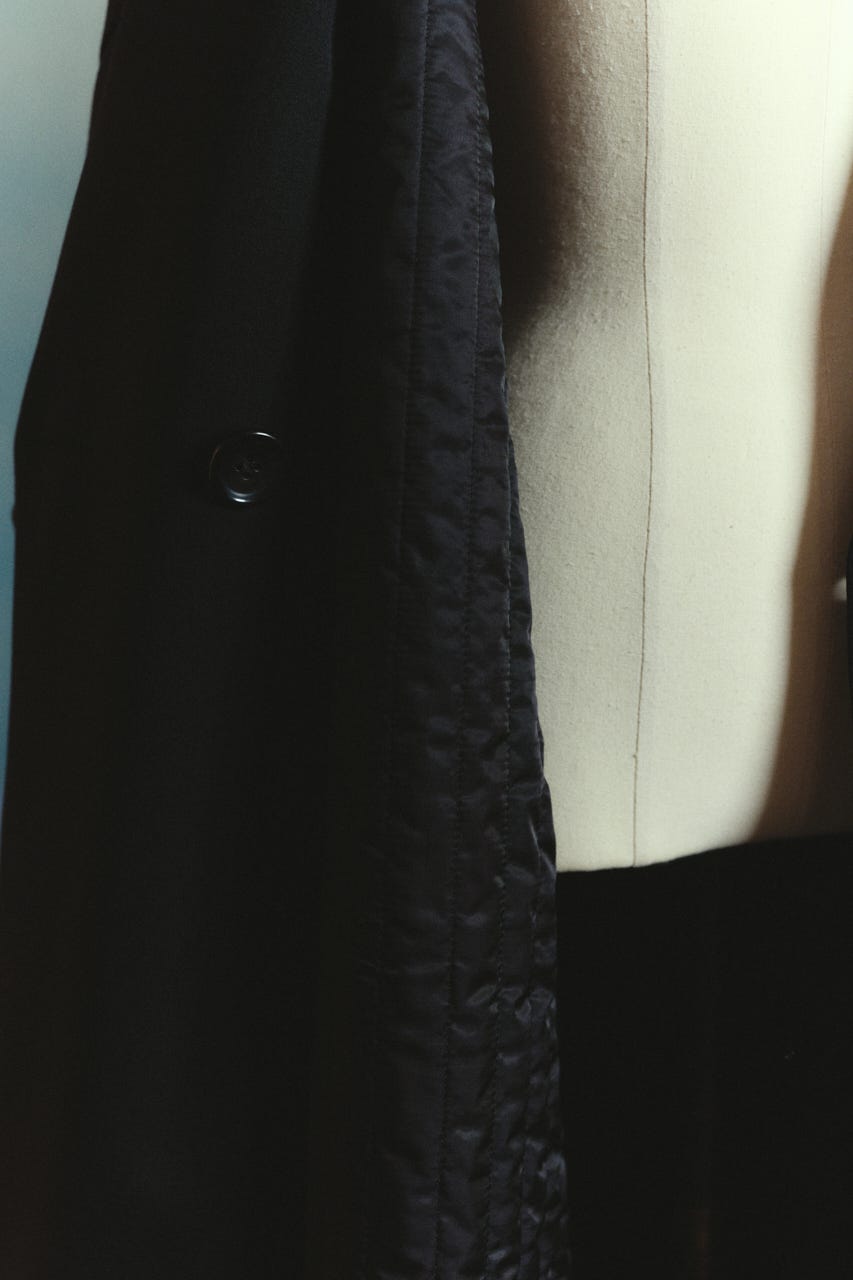 【TRANQUILITY】TQ gender-neutral coat BLK 38