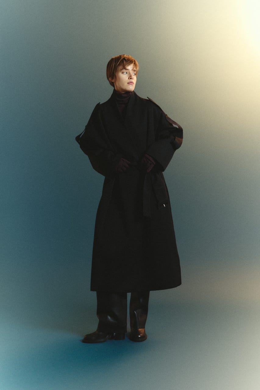 【TRANQUILITY】TQ gender-neutral coat BLK 38