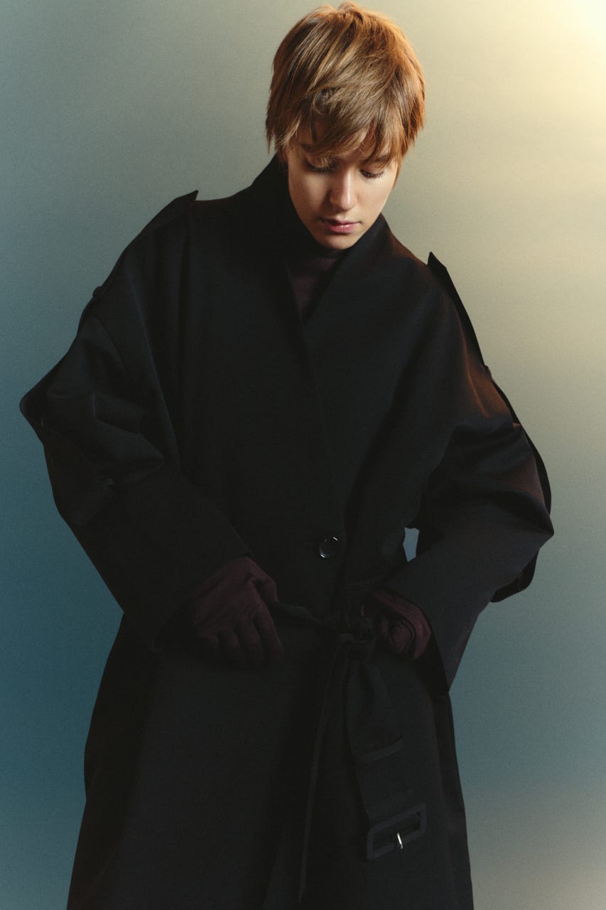 【TRANQUILITY】TQ gender-neutral coat BLK 38