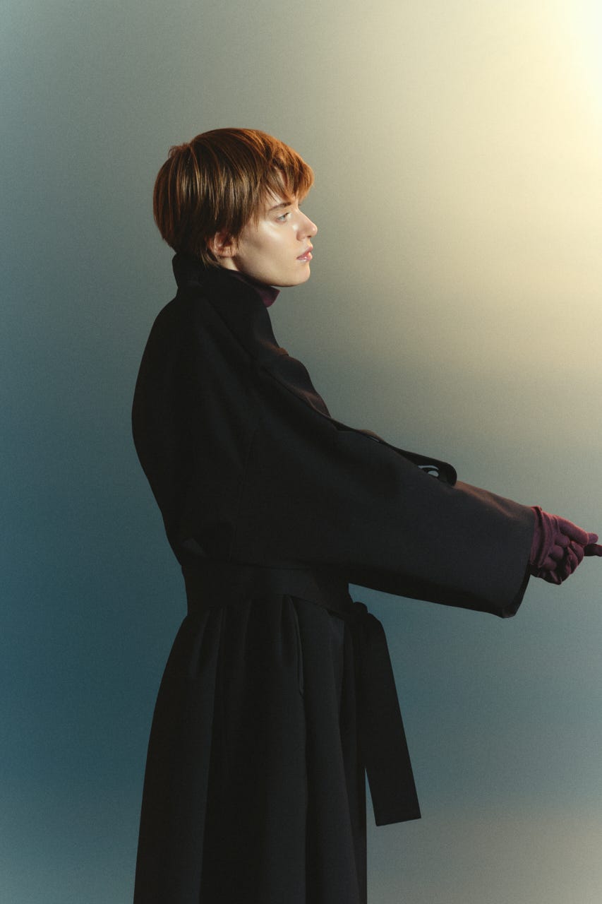 【TRANQUILITY】TQ gender-neutral coat BLK 38