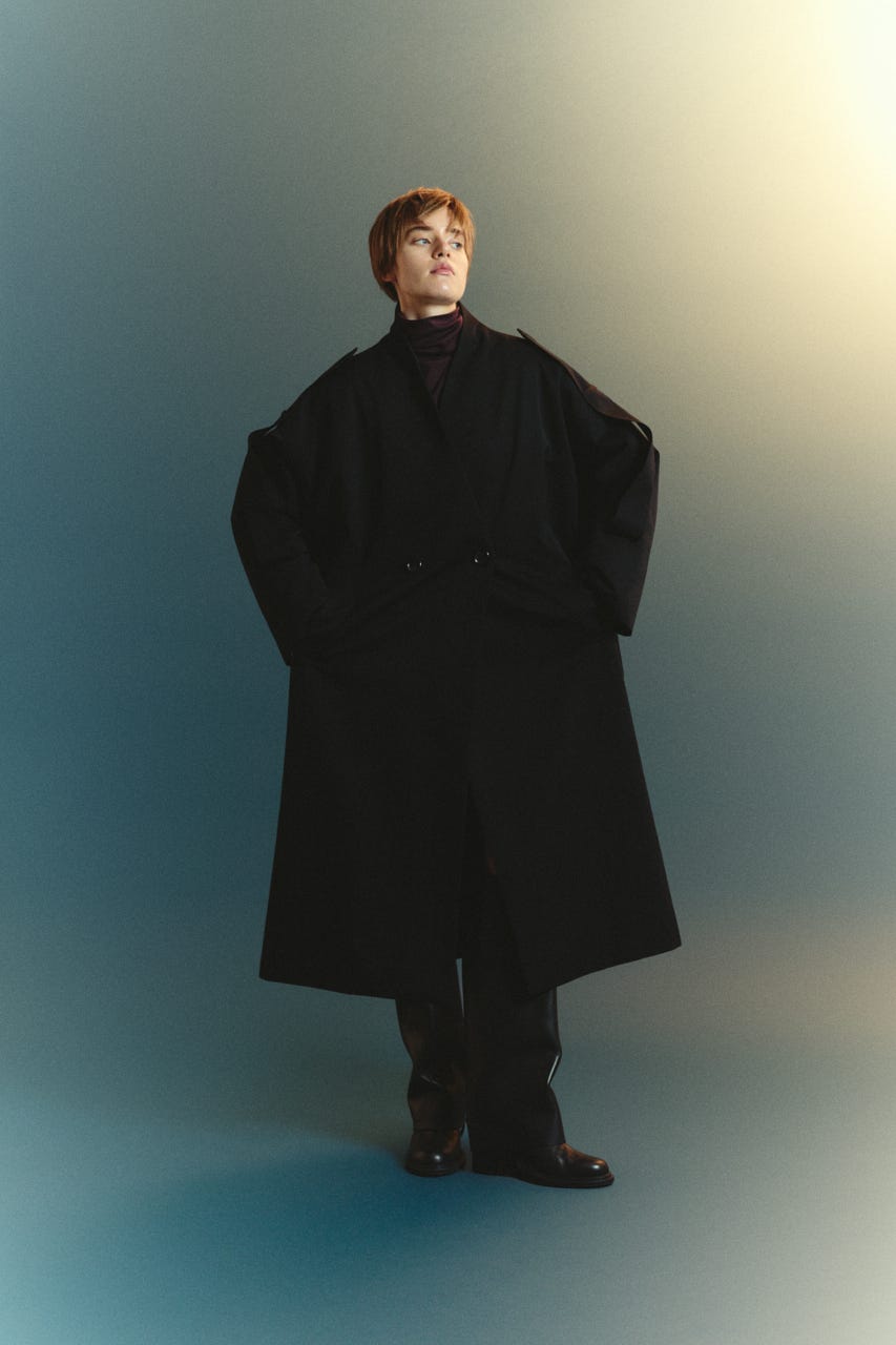 【TRANQUILITY】TQ gender-neutral coat BLK 38