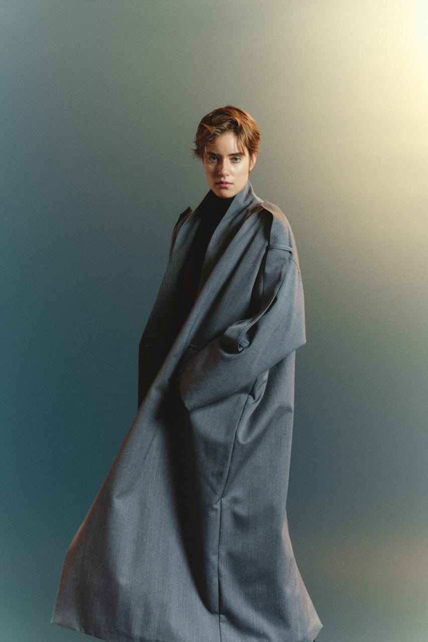 【TRANQUILITY】TQ gender-neutral coat GRY 38