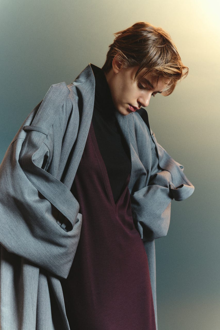 【TRANQUILITY】TQ gender-neutral coat GRY 38