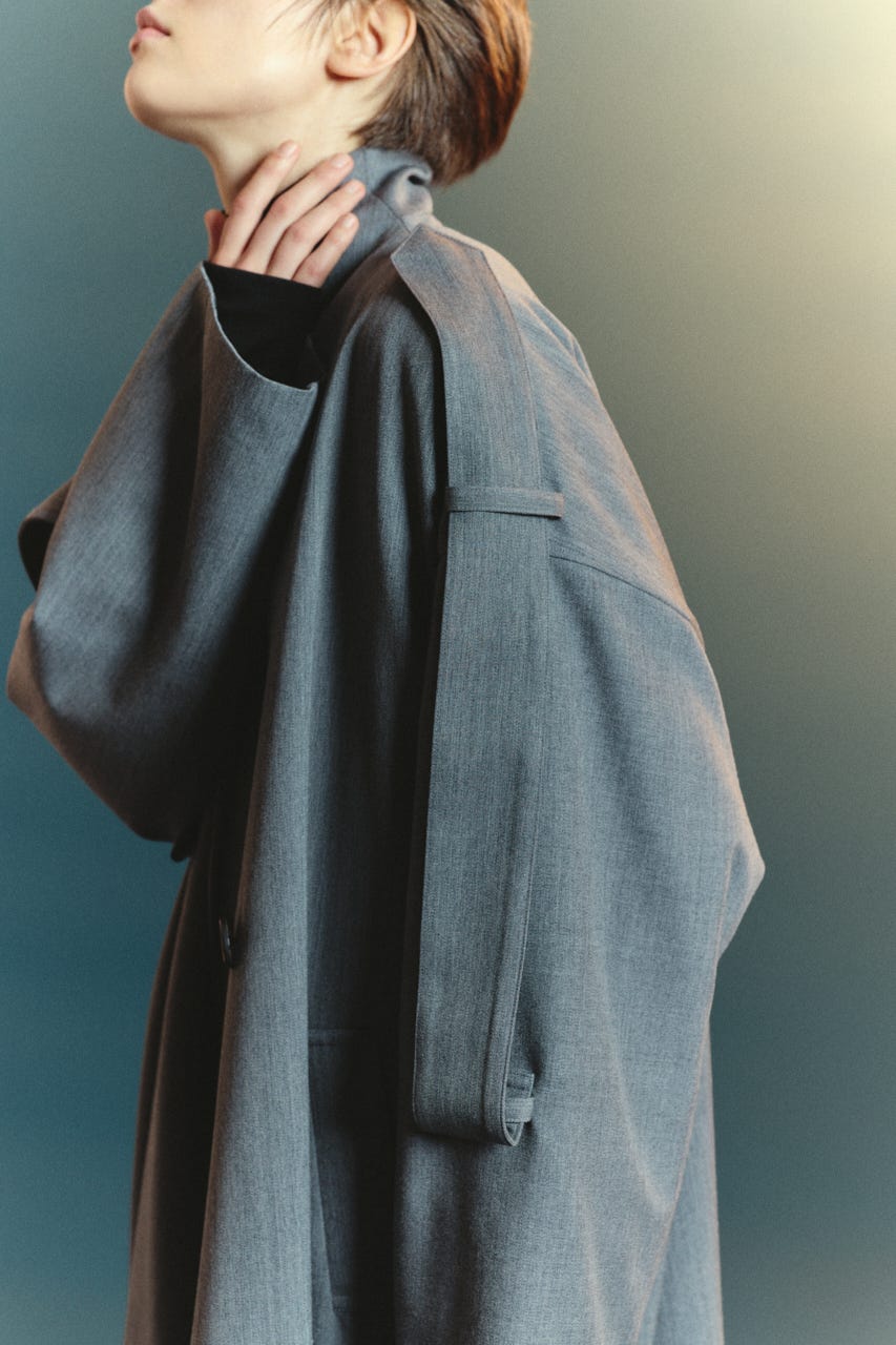 【TRANQUILITY】TQ gender-neutral coat GRY 38