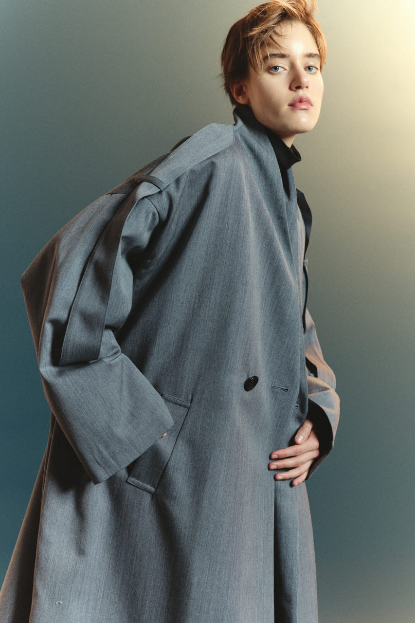 【TRANQUILITY】TQ gender-neutral coat GRY 38