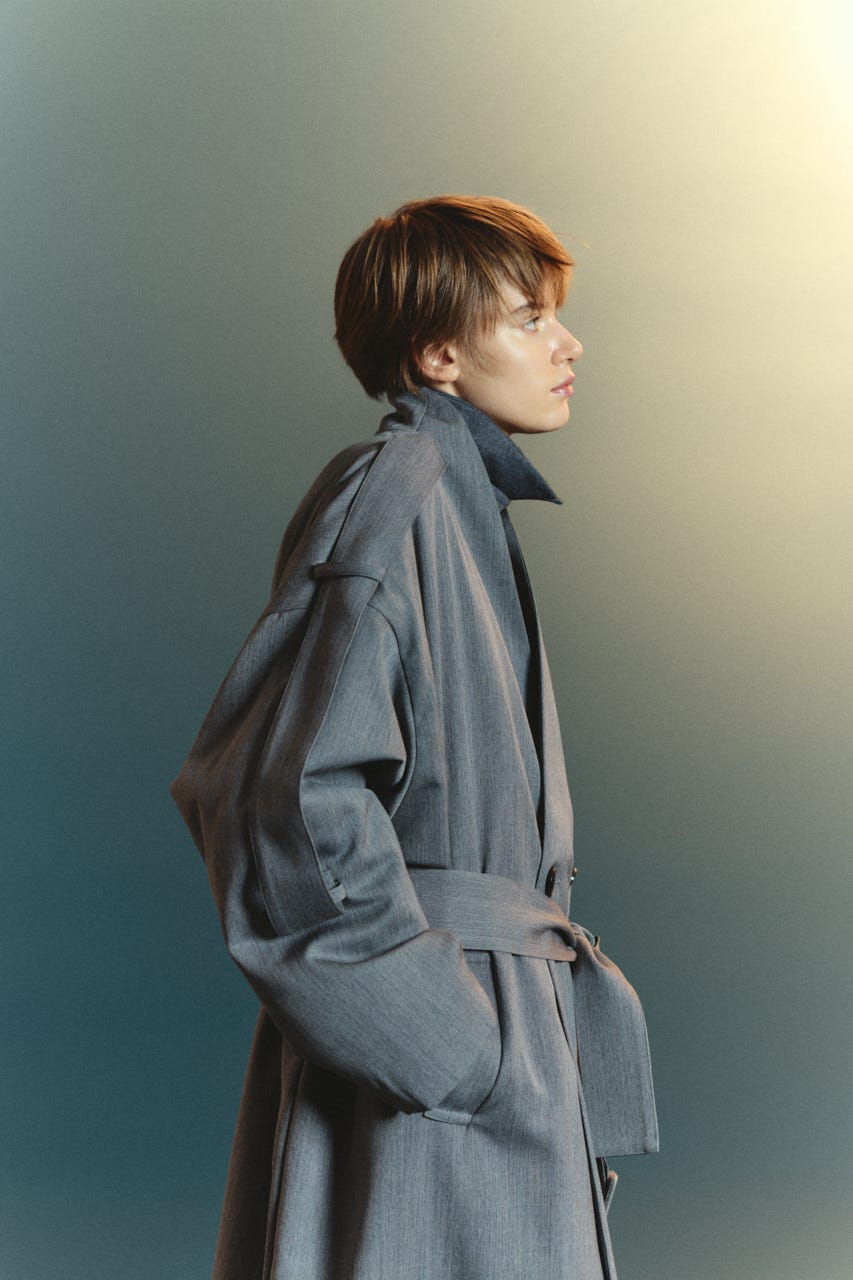 【TRANQUILITY】TQ gender-neutral coat GRY 38