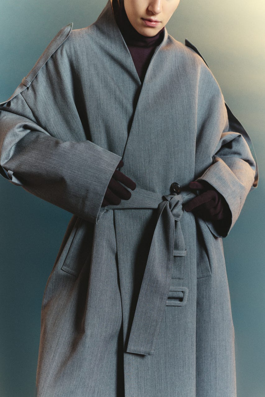 【TRANQUILITY】TQ gender-neutral coat GRY 38