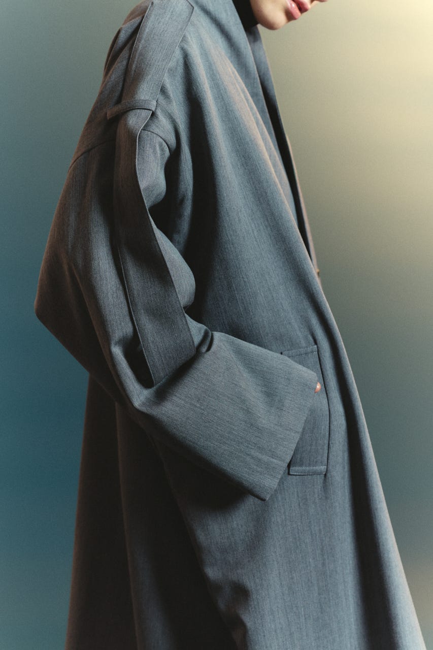 【TRANQUILITY】TQ gender-neutral coat GRY 38