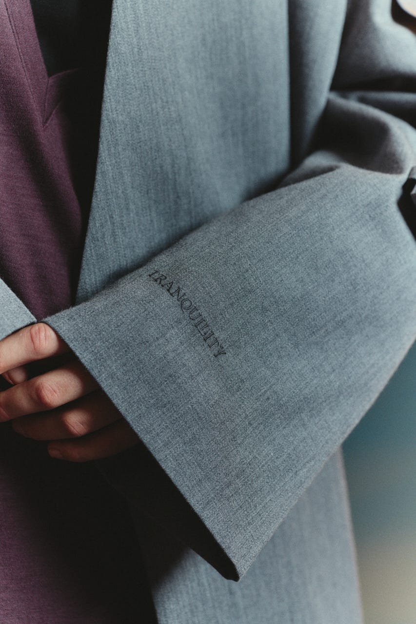 【TRANQUILITY】TQ gender-neutral coat GRY 38