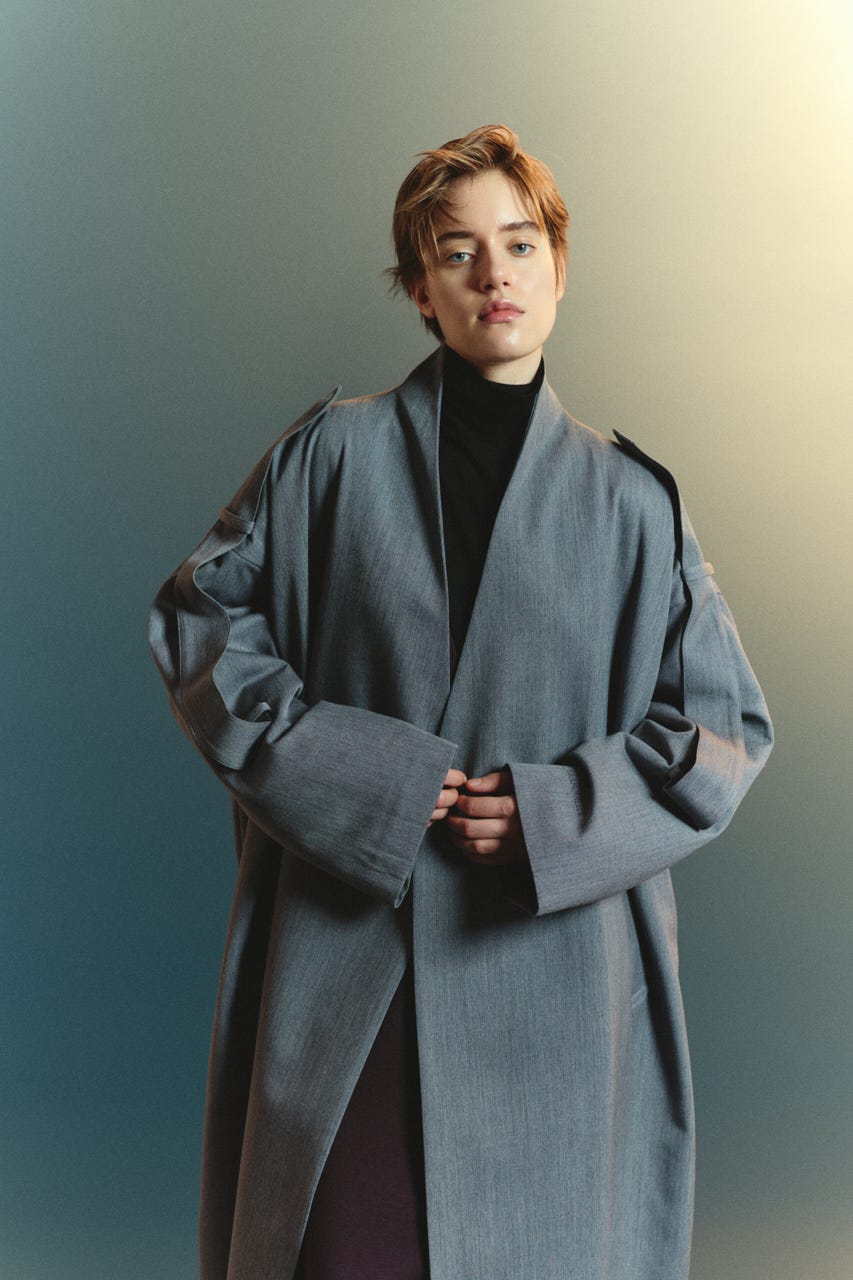 【TRANQUILITY】TQ gender-neutral coat GRY 38