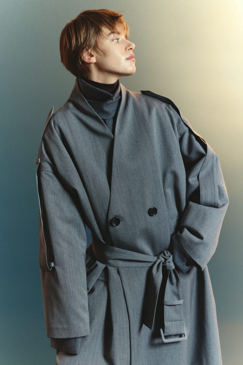 【TRANQUILITY】TQ gender-neutral coat GRY 38