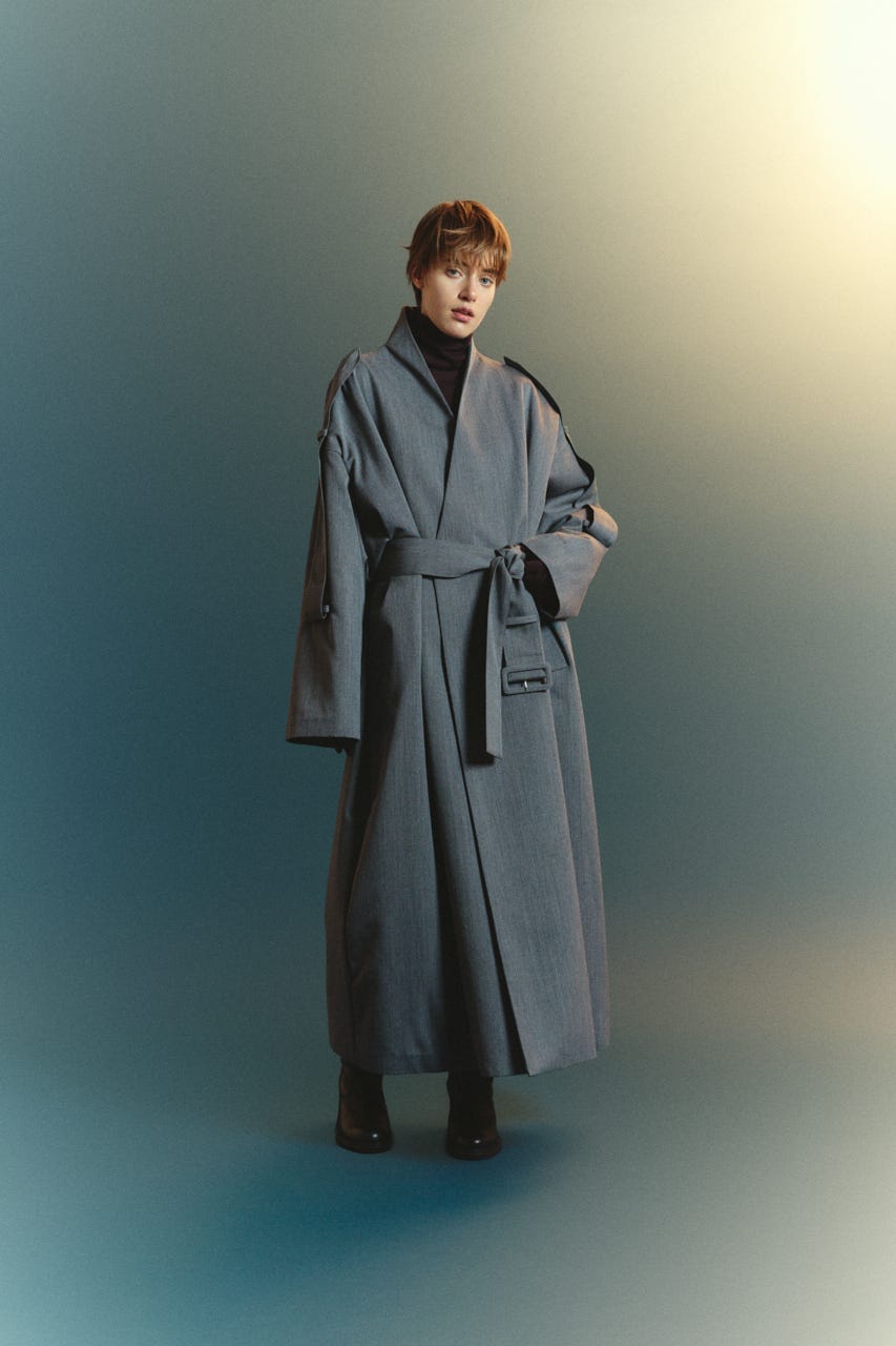 【TRANQUILITY】TQ gender-neutral coat GRY 38