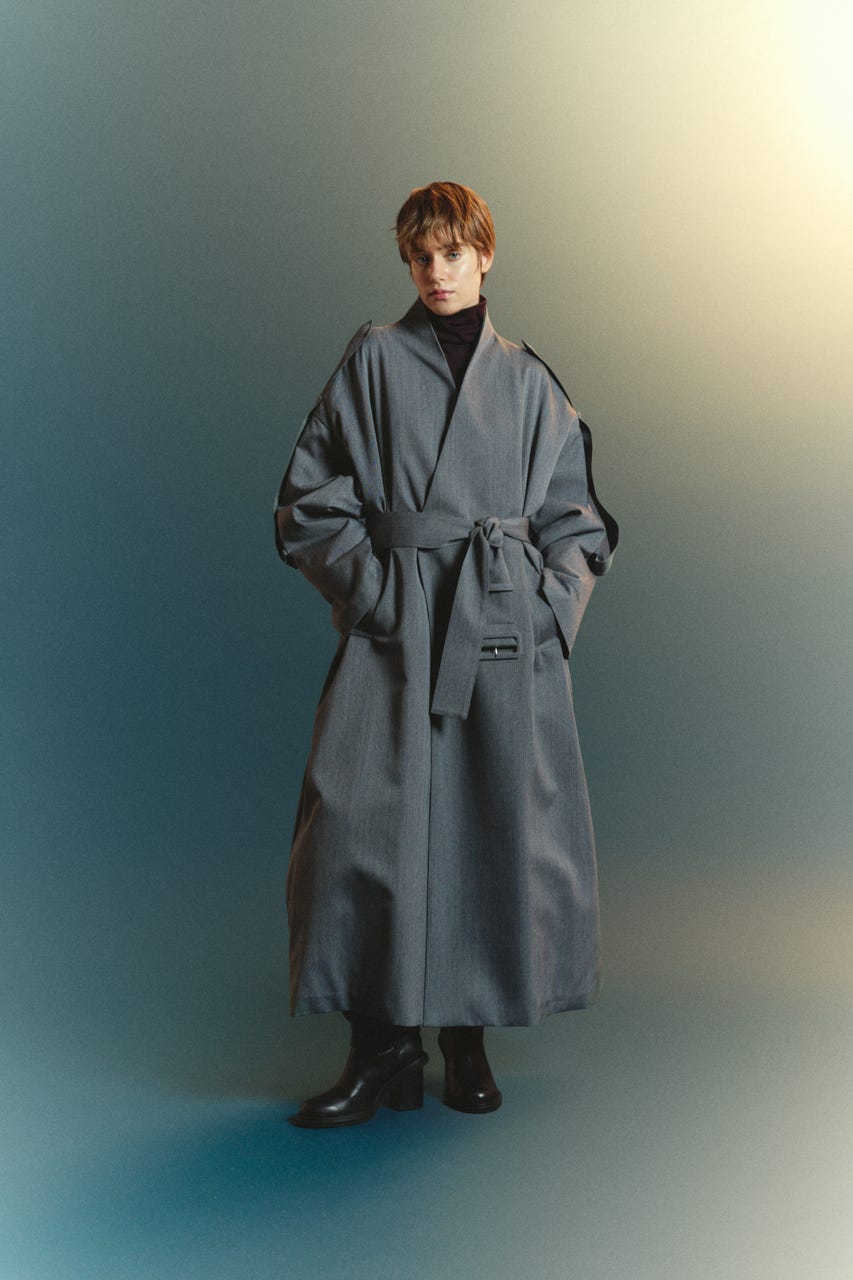【TRANQUILITY】TQ gender-neutral coat GRY 38