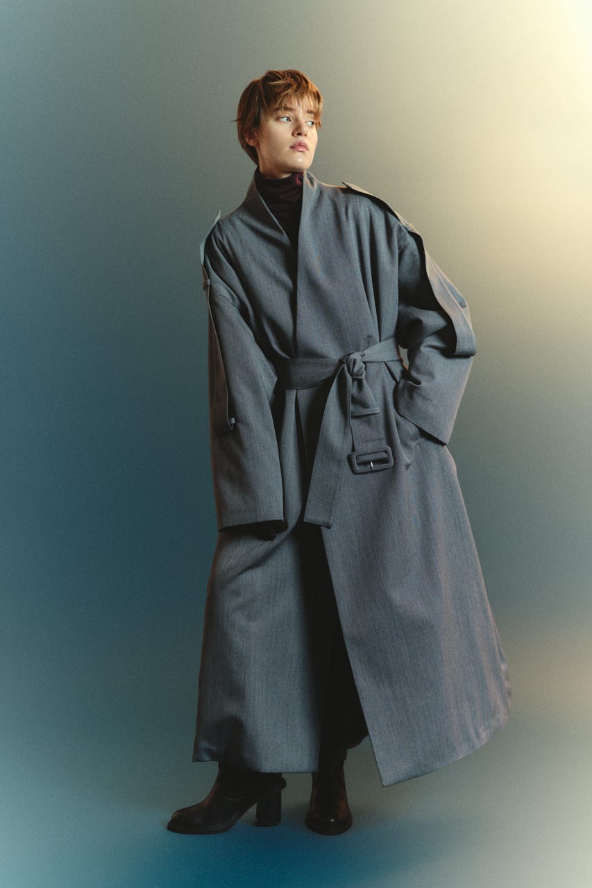 【TRANQUILITY】TQ gender-neutral coat GRY 38