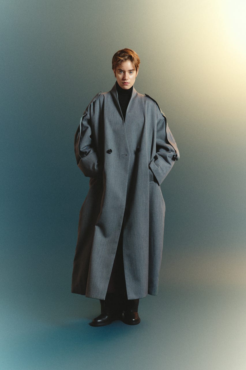【TRANQUILITY】TQ gender-neutral coat GRY 38