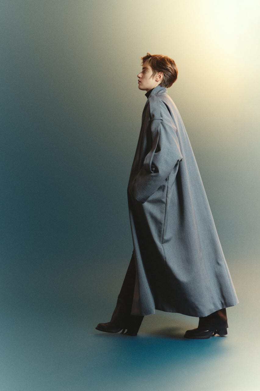 【TRANQUILITY】TQ gender-neutral coat GRY 38