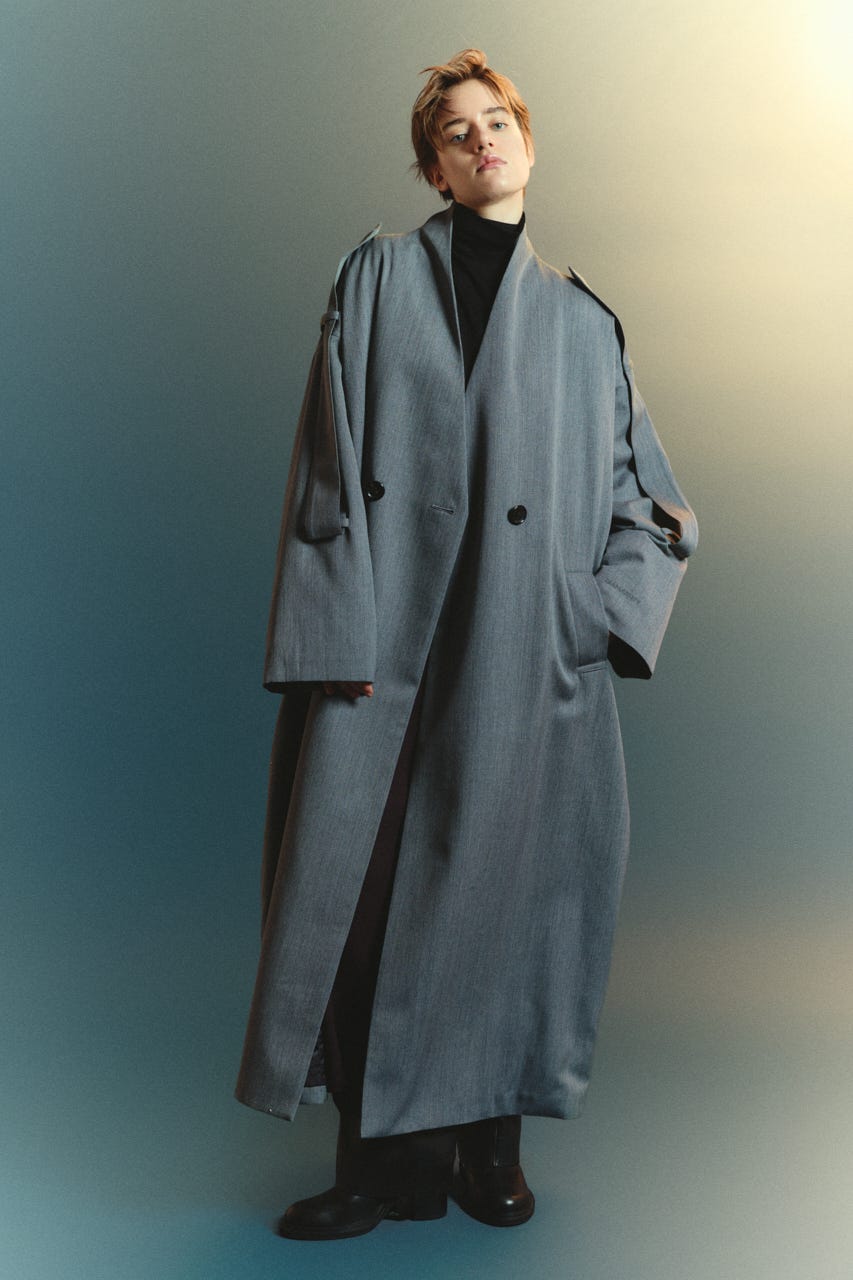 【TRANQUILITY】TQ gender-neutral coat GRY 38