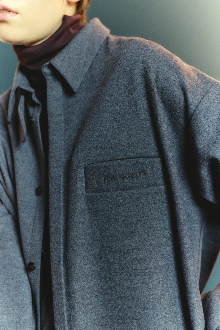 【TRANQUILITY】TQ Chin strap unisex SH GRY FREE