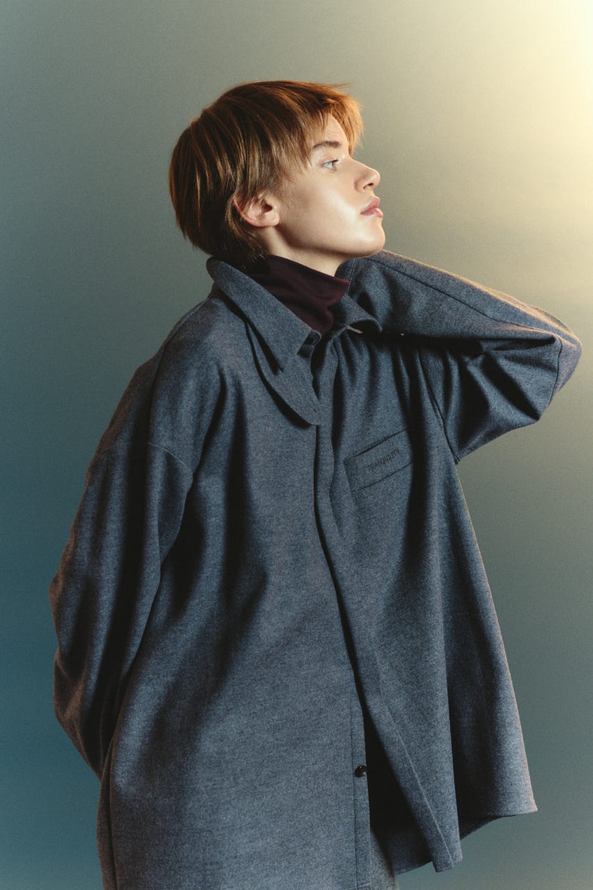 【TRANQUILITY】TQ Chin strap unisex SH GRY FREE