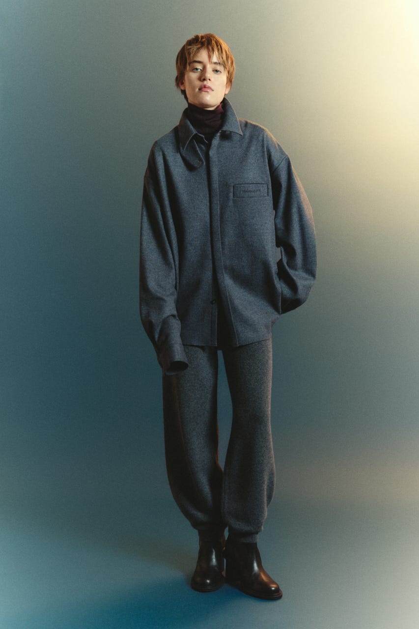 【TRANQUILITY】TQ Chin strap unisex SH GRY FREE