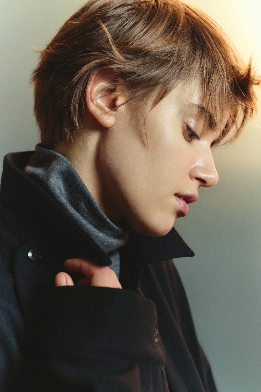 【TRANQUILITY】TQ Chin strap unisex SH NVY FREE