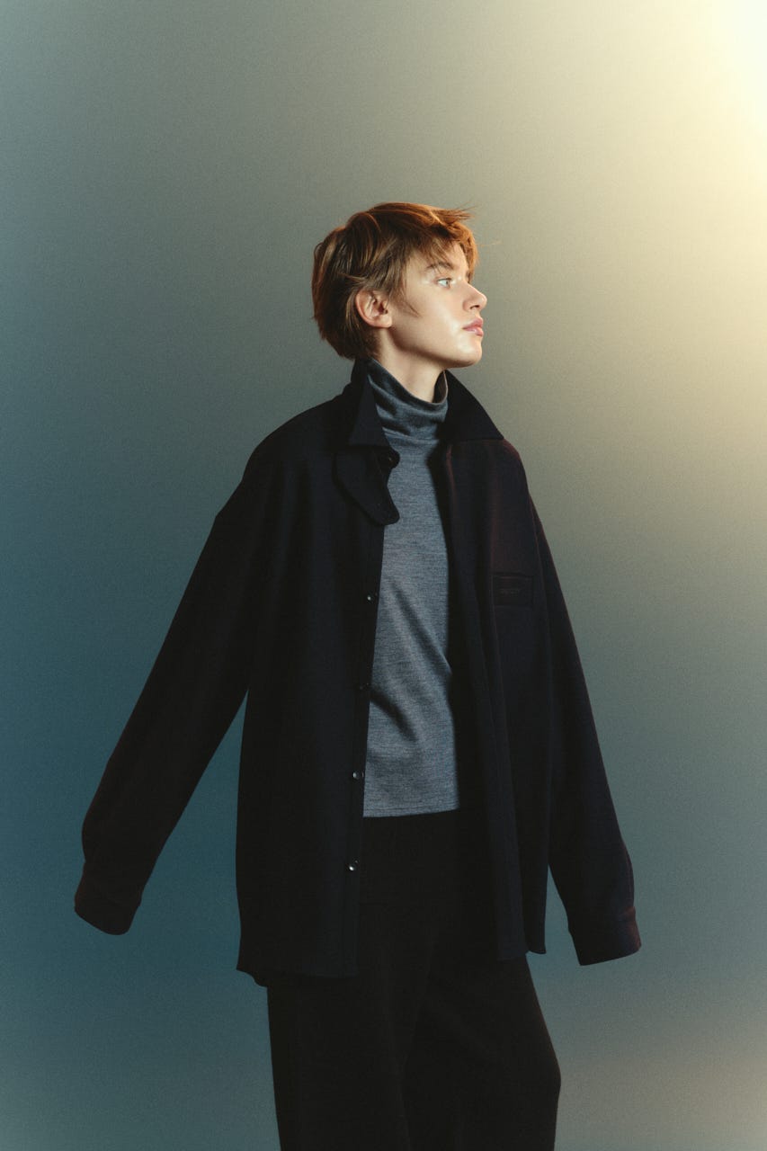 【TRANQUILITY】TQ Chin strap unisex SH NVY FREE