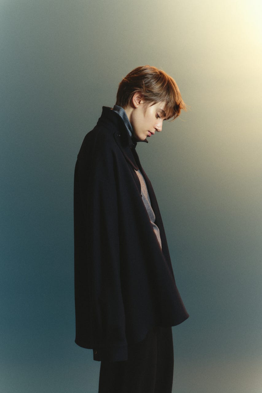 【TRANQUILITY】TQ Chin strap unisex SH NVY FREE