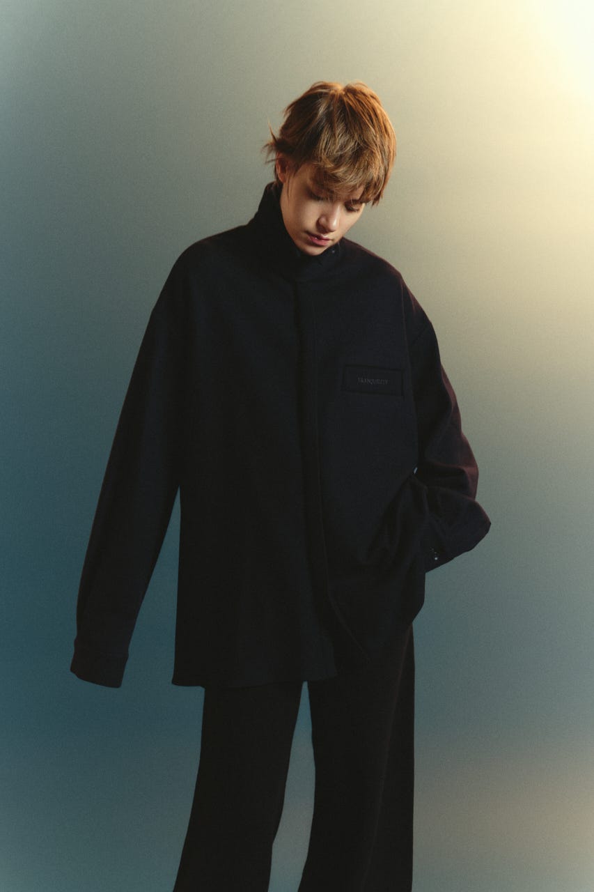 【TRANQUILITY】TQ Chin strap unisex SH NVY FREE