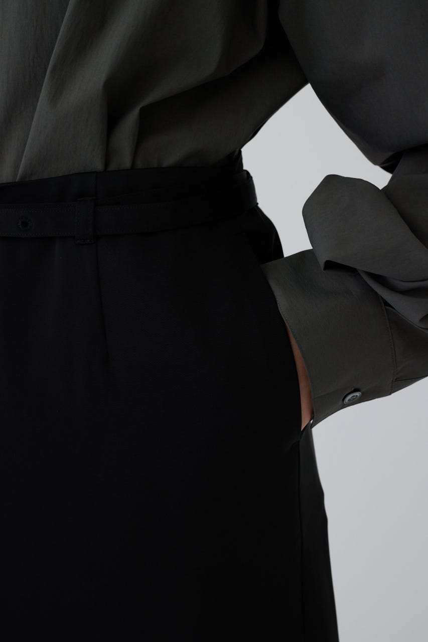 9/2- order start Belt set tuck pleats SK BLK 38