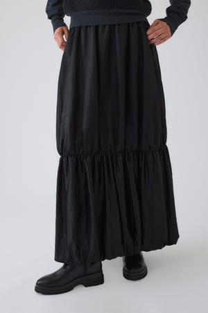 Leather like gather cocoon SK