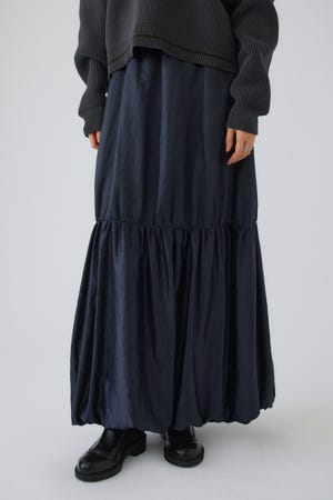 Leather like gather cocoon SK