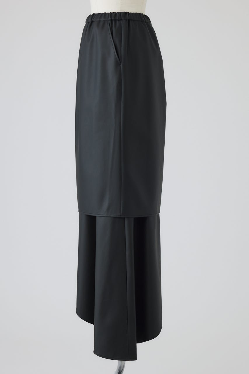 【26FW PRE ORDER】Asymmetry drape SK BLK 36