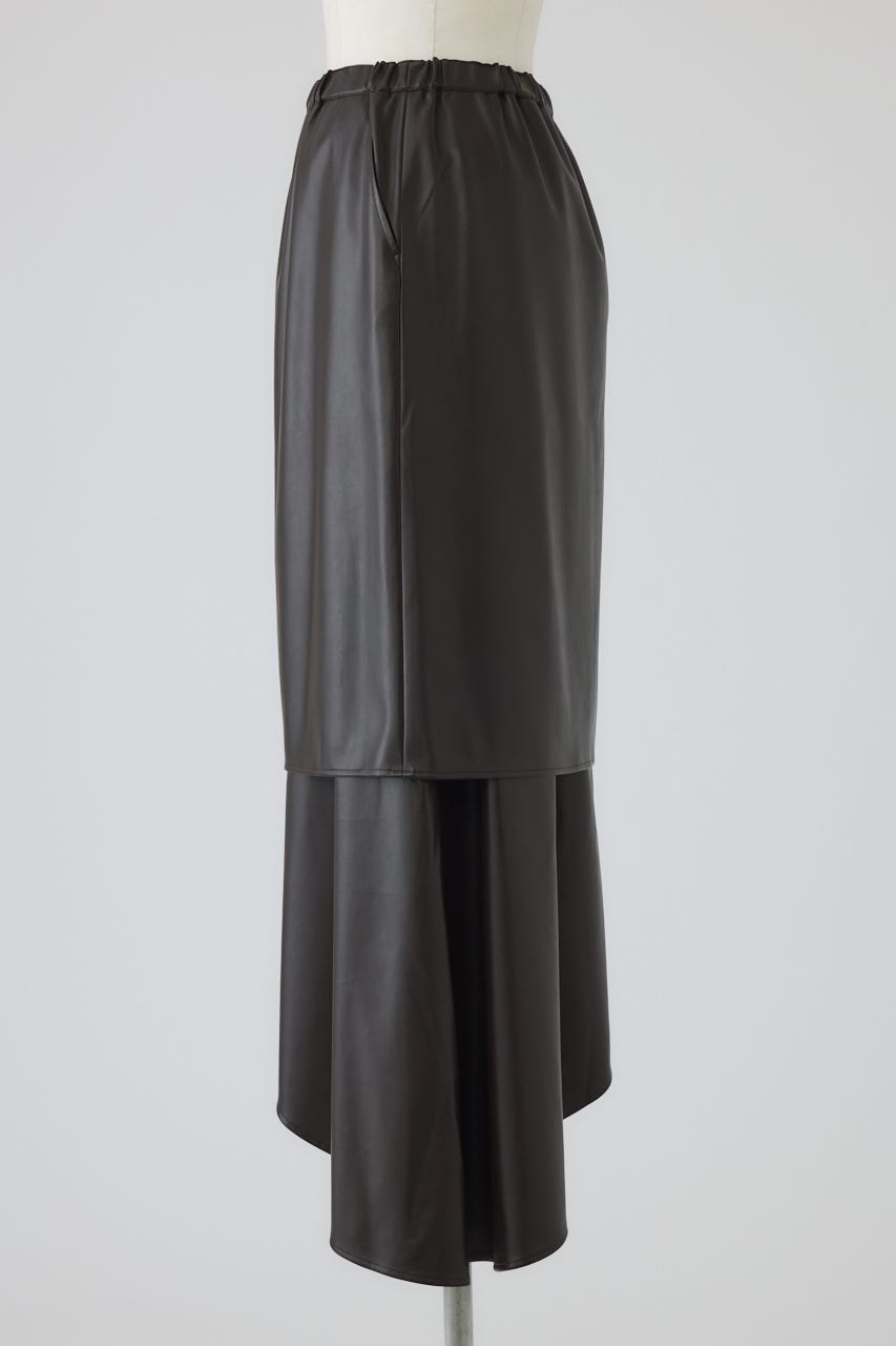 【26FW PRE ORDER】Asymmetry drape SK BRN 36