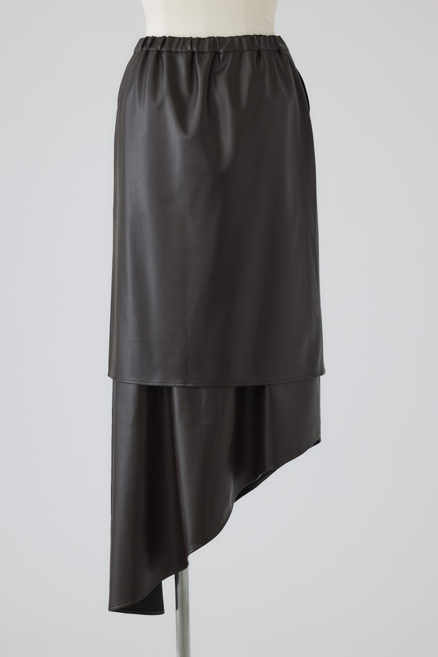 【26FW PRE ORDER】Asymmetry drape SK BRN 36