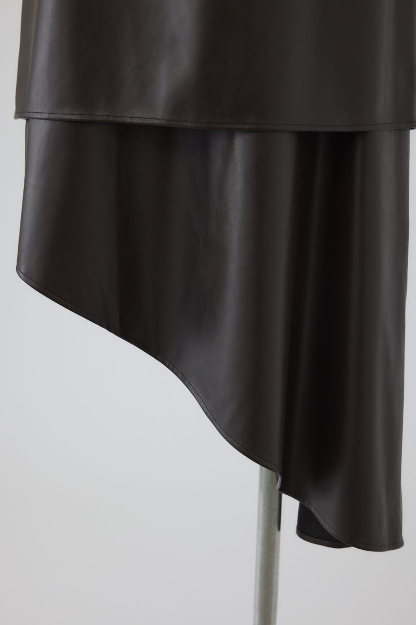 【26FW PRE ORDER】Asymmetry drape SK BRN 36