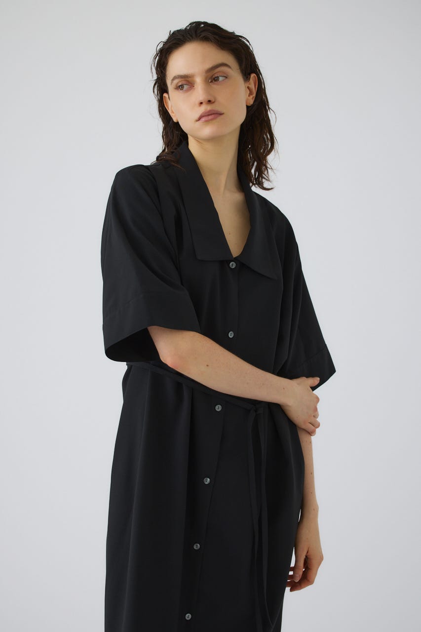 Quaker collar dress BLK 36
